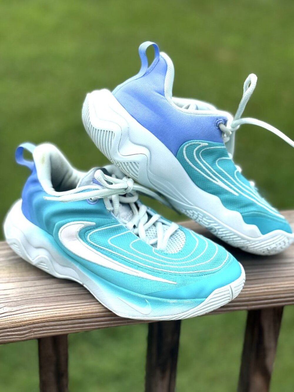 Nike Giannis Immortality 4 GS 3Y Aqua Basketball Sneakers Sportcore Y2K 3986